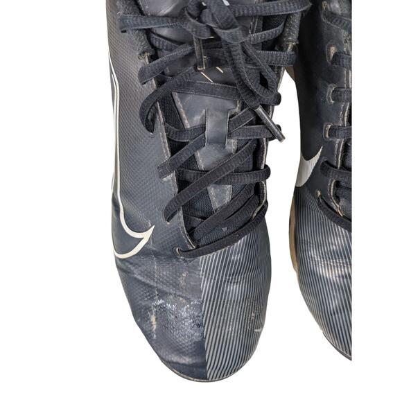 Nike Shoes Fastflex Mens Size 8.5 Black Sports Cleats Traction Turf Vapor - Picture 9 of 14